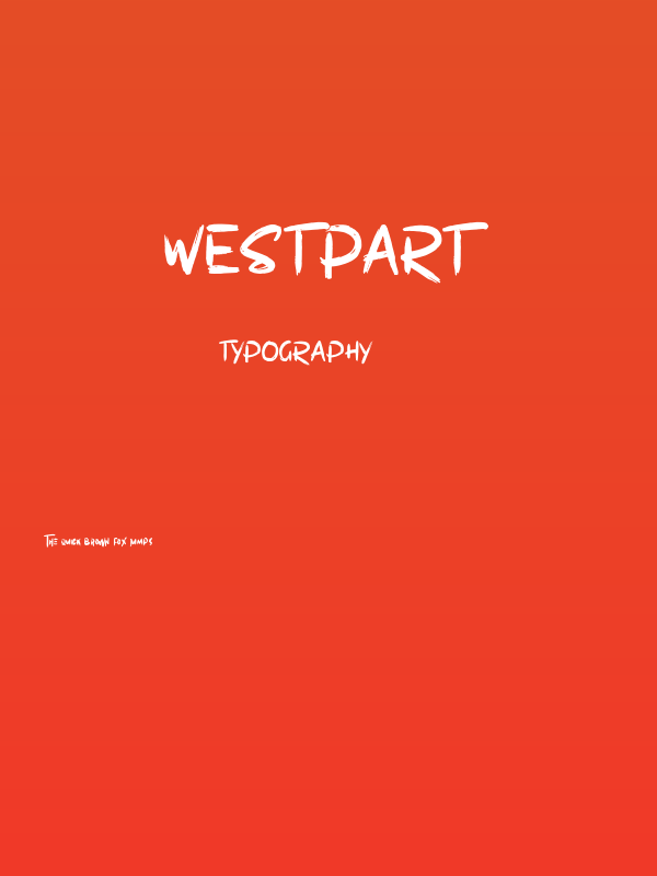 Westpart Poster