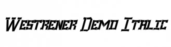 Westrener Demo Italic  Frei Schriftart Herunterladen
