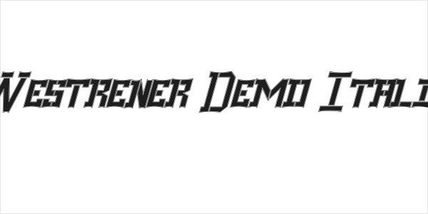 Westrener Demo Italic Logo