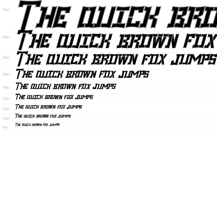 Westrener Demo Italic Waterfall