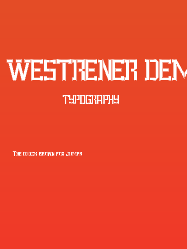 Westrener Demo Poster