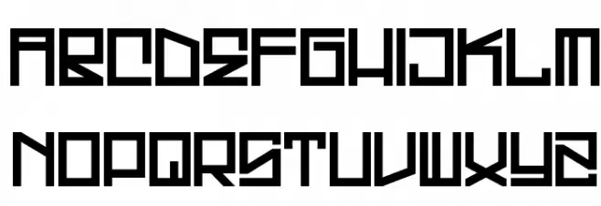 Westrider 2057:FreehandProfit Font UPPERCASE