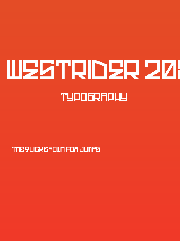 Westrider 2057:FreehandProfit Poster