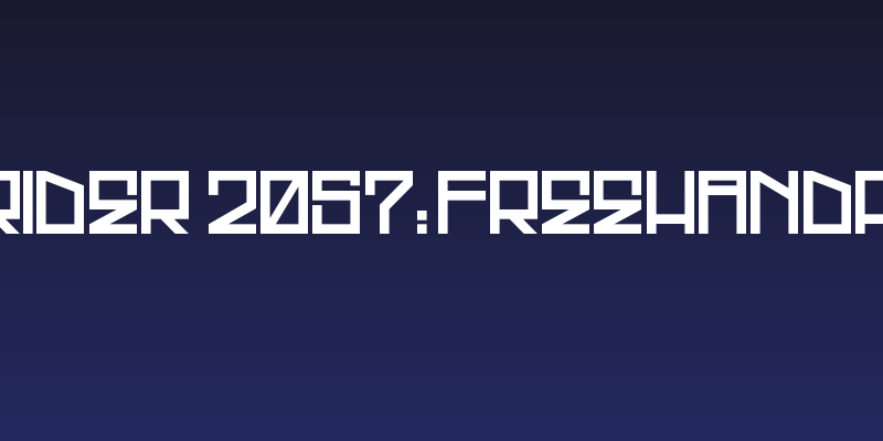 Westrider 2057:FreehandProfit Social Header