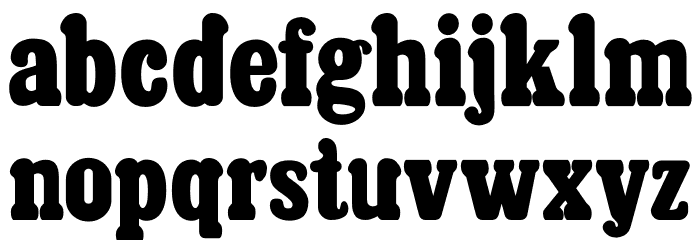 Westroon Demo Font LOWERCASE