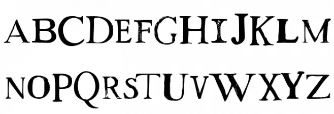 Westsac 字体 大写