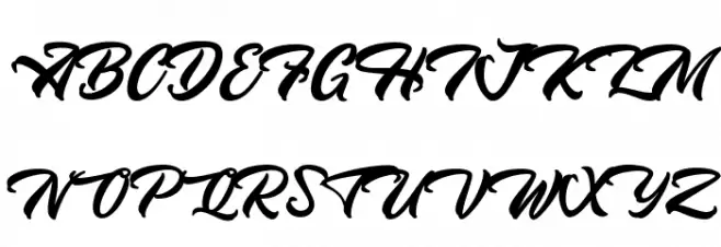 Westtgonia Barneh Шрифта ВЕРХНИЙ
