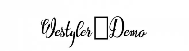 Westyler-Demo  Free Fonts Download