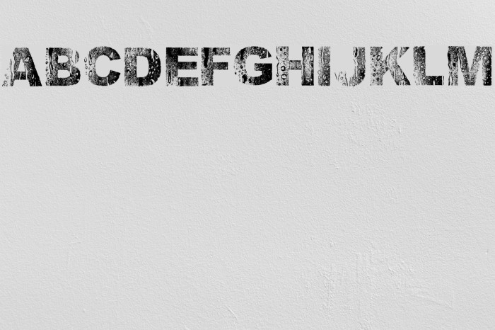 Wet Arial Black Example 1