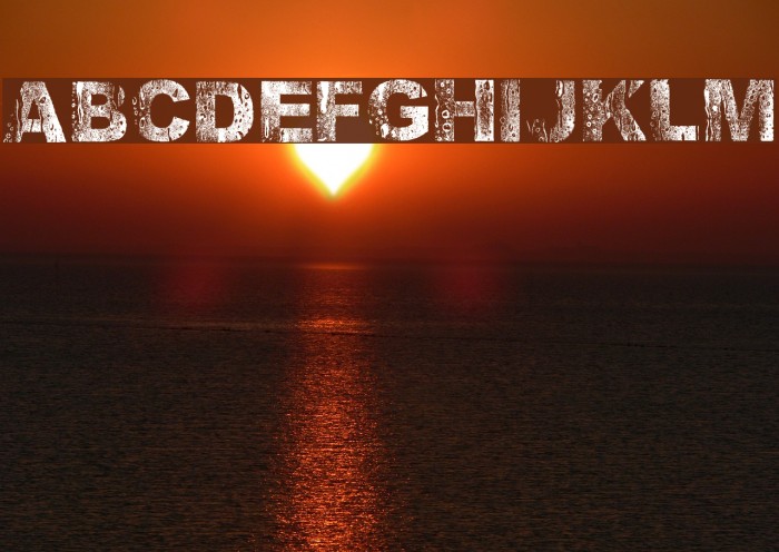 Wet Arial Black Example 3