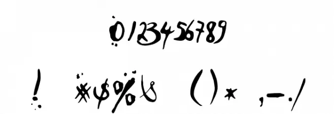 Wet Dream Font OTHER CHARS