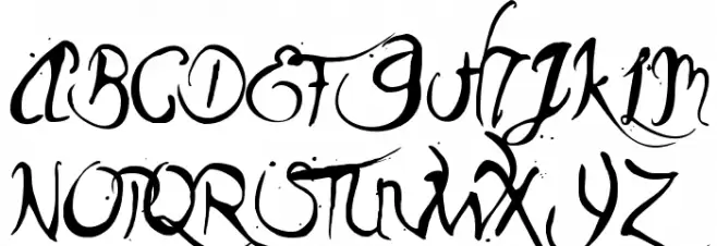 Wet Dream Font UPPERCASE