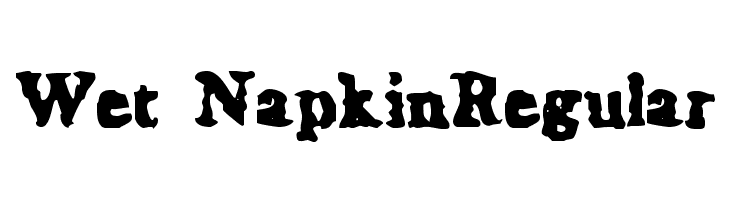 Wet NapkinRegular  Descarca Fonturi Gratis