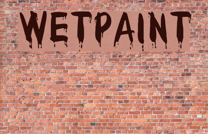 WetPaint Font examples
