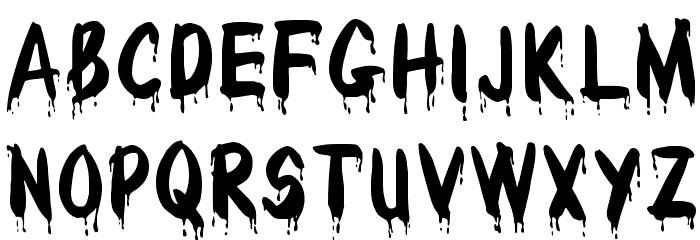 WetPaint Font LOWERCASE