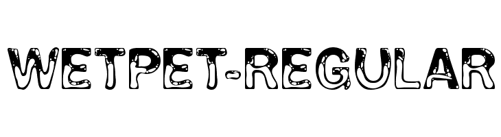 WetPet-Regular  免费字体下载
