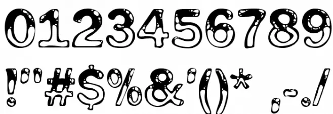 WetPet-Regular Font OTHER CHARS