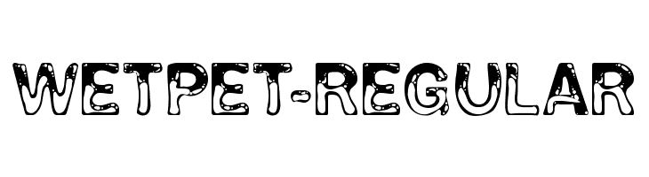 WetPet-Regular  नि: शुल्क फ़ॉन्ट्स डाउनलोड