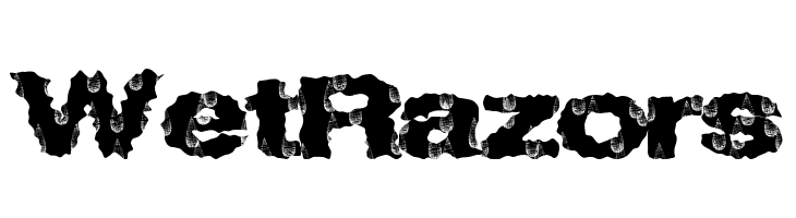 WetRazors Font