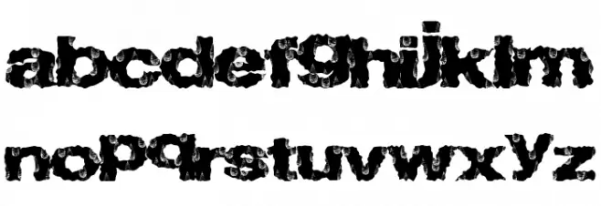 WetRazors 字体 小写