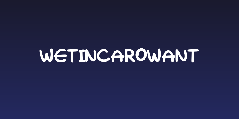 WetinCaroWant Social Header