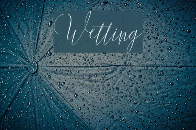 Wetting Example 2