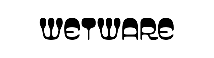 Wetware  font caratteri gratis