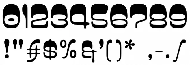 Wetware Font OTHER CHARS