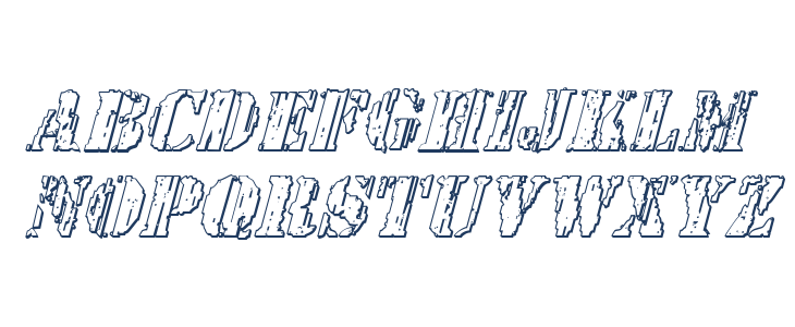 Wetworks 3D Italic Lowercase