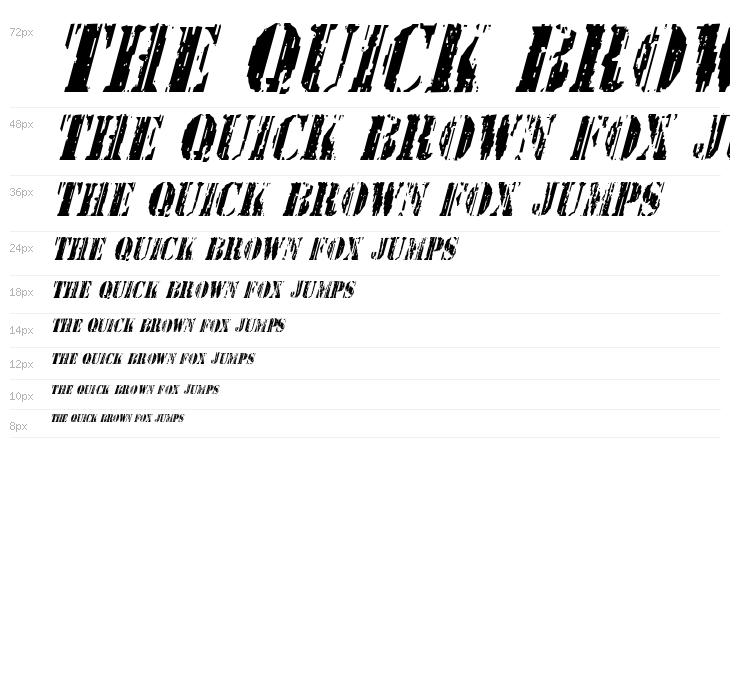 Wetworks Condensed Italic Waterfall