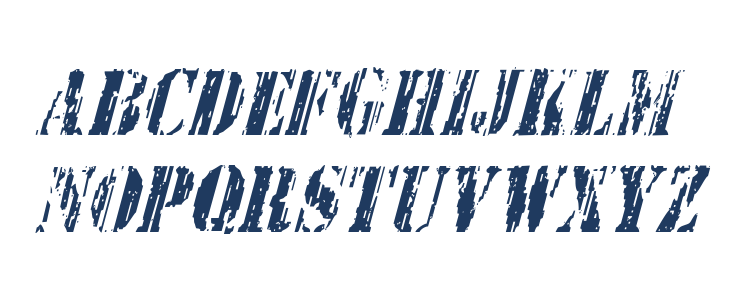 Wetworks Condensed Italic Lowercase