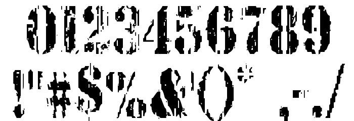 Wetworks Condensed Font OTHER CHARS