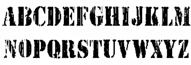 Wetworks Condensed Fonte MAIÚSCULAS