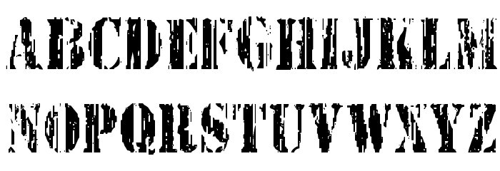 Wetworks Condensed Font LOWERCASE