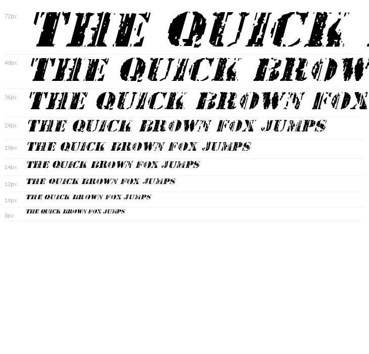 Wetworks Expanded Italic Waterfall