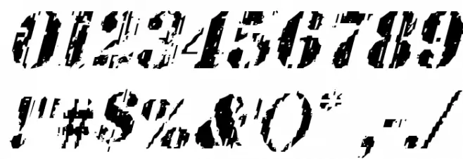 Wetworks Italic Font OTHER CHARS