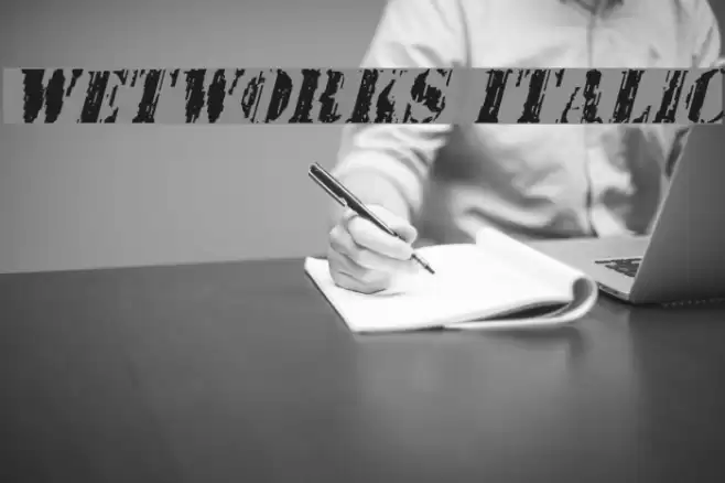 Wetworks Italic Font examples