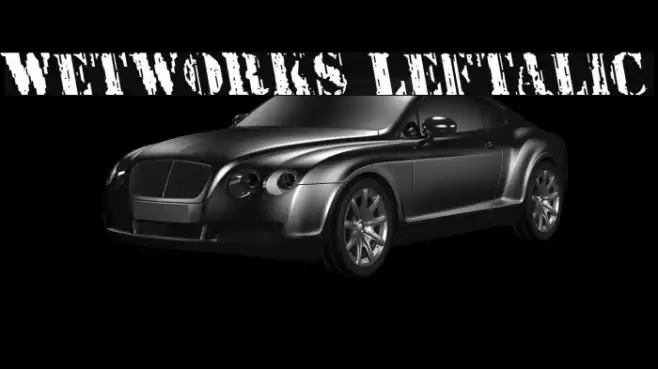 Wetworks Leftalic Font examples