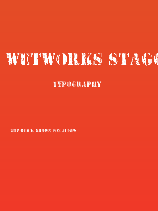 Wetworks Staggered Regular Poster