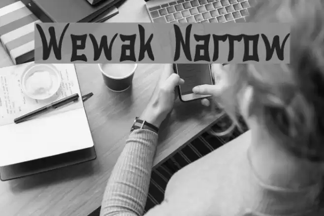 Wewak Narrow Font examples