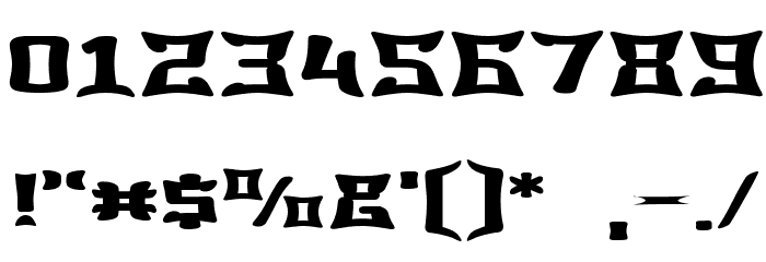 Wewak Wide Font OTHER CHARS