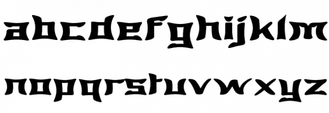 Wewak Wide Schriftart Kleinbuchstaben