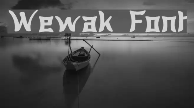 Wewak Font examples