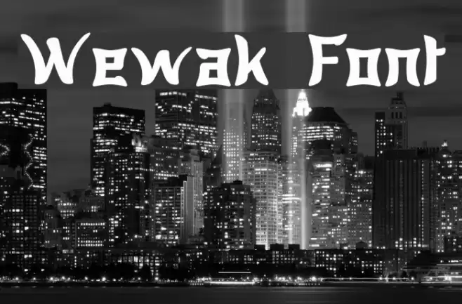 Wewak Font examples