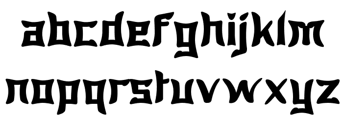 Wewak Font LOWERCASE