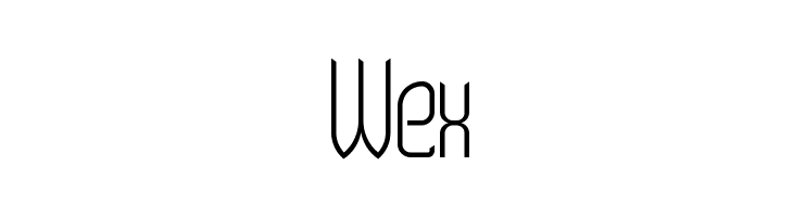 Wex  免费字体下载