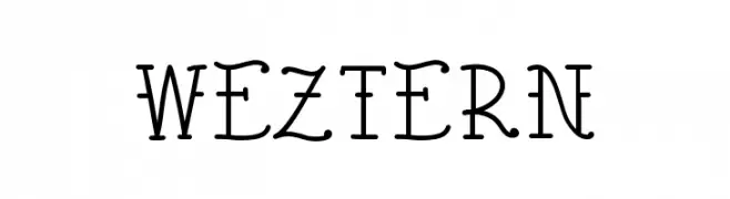 Weztern  免费字体下载