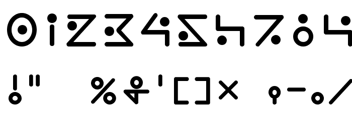 we are alien!! Font OTHER CHARS