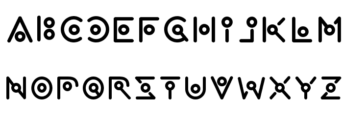 we are alien!! Font LOWERCASE