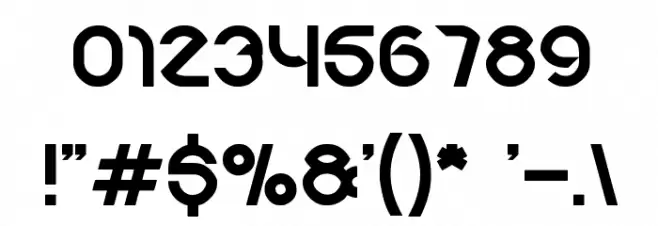 we know Font OTHER CHARS